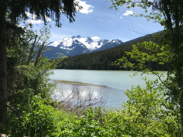 Lava Lake beside Route 16 leading into Nass Valley